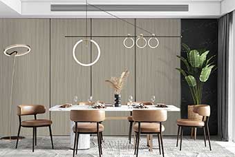 烟台轻奢风格-餐厅