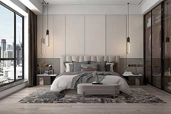 烟台现代风格-卧室