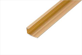烟台航空纤维墙咔铝合金边条（钛金氧化）