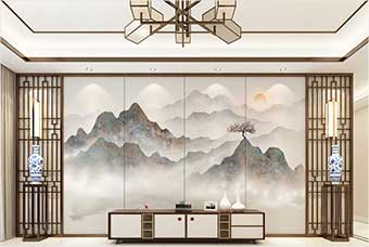 烟台森佰汇航空纤维（山水画系列）