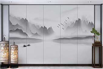 烟台森佰汇航空纤维（山水画系列）